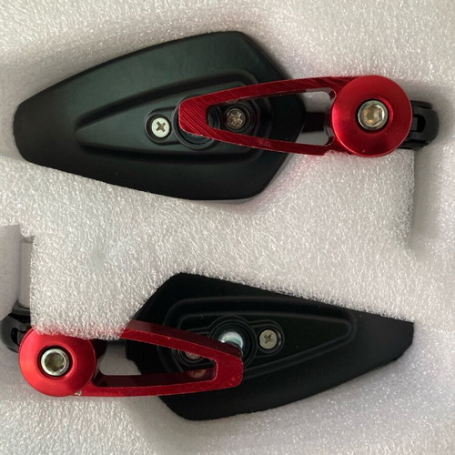 Chaft reversible mirrors set black/red like new