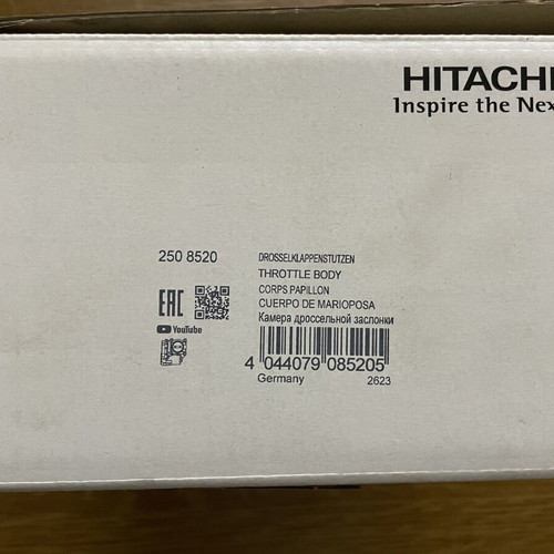 Hitachi Throttle Body 250 8520 New for VW Audi Seat Skoda