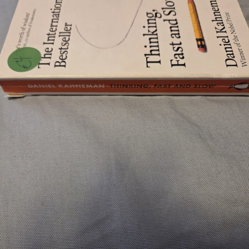 Thinking, Fast and Slow book used with slight spine damage