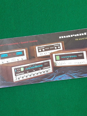 Marantz amplifier catalog February 1976 like new