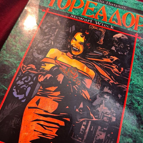 Mythistoremata Patrias Toreador used, fantasy vampire novel