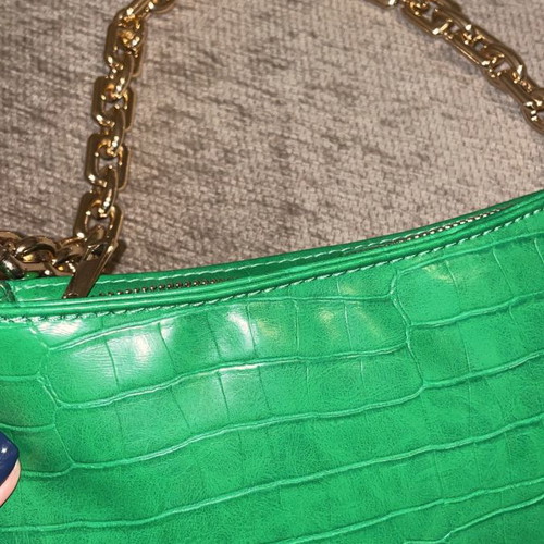 Small handbag with gold strap new