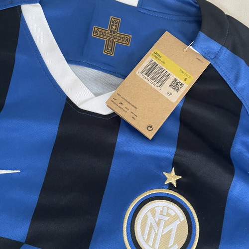 Inter Vintage Nike Jersey new, classic blue-black stripes with Pirelli