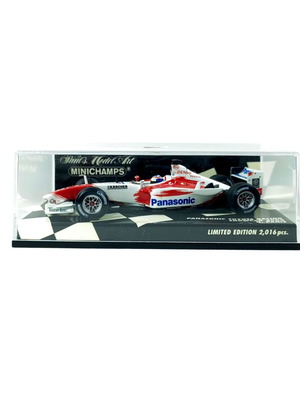 Panasonic Toyota F1 Showcar 2004 1:43 Minichamps new