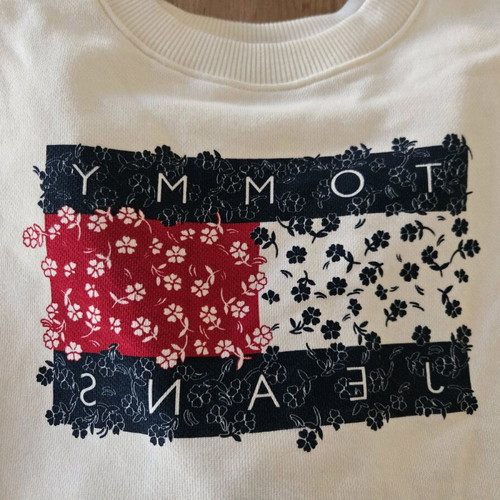 Tommy sweatshirt like new, white, size S