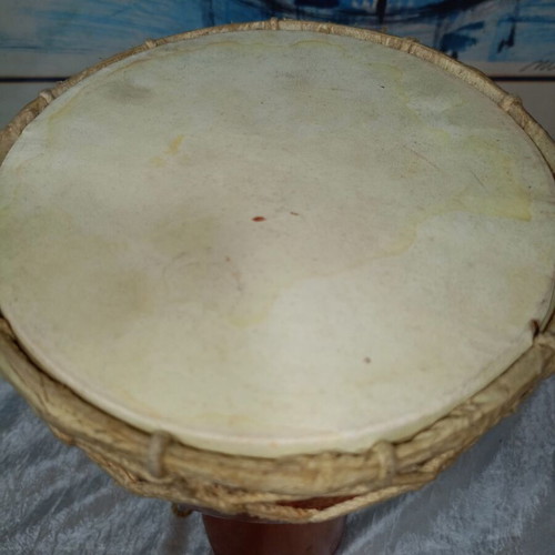 Traditional handmade doumbek used