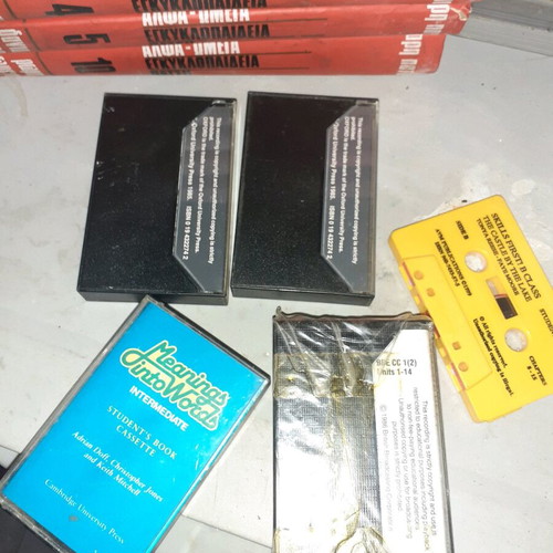 Language learning cassettes new, 6 pieces, English