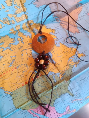 Handmade long necklace