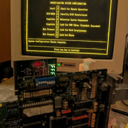FIDA MIX (JUGO-G8) MDA CGA Hercules Video Adapter 64kb 8088/8086 Card used