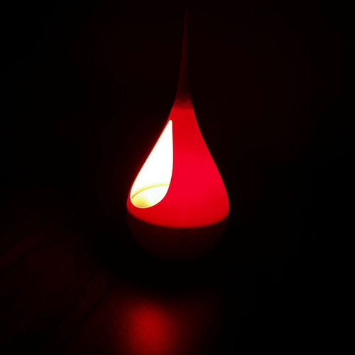 Table lamp for LED candle like new, height 17 cm
