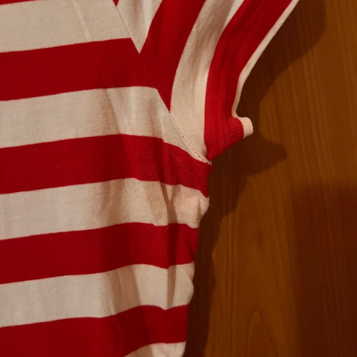 Striped Polo Shirt More&More like new, size 36, white-red