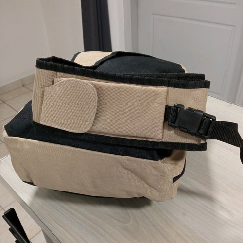 Crossbody bag new, black, durable material for cyclists