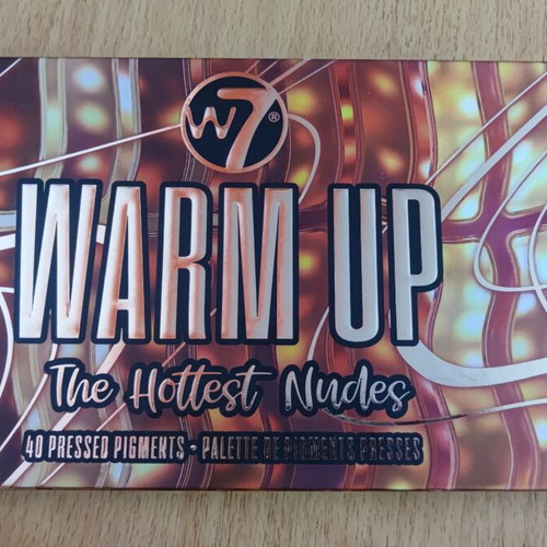 W7 Warm Up "The Hottest Nudes" eyeshadow palette, 40 shades