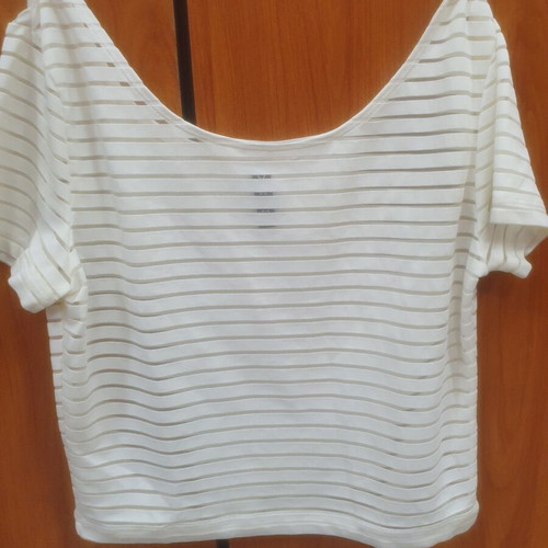 C-thru H&M Divided blouse, size S, white
