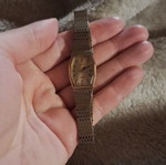Gold-plated watch used, not working