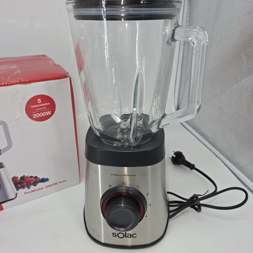 Solac Pro Mixter Blender 2000W new with 5 speeds and glass jug