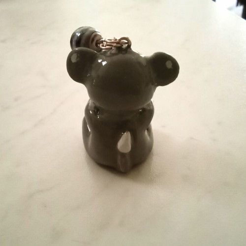 Elephant bag accessory new, handmade, gray