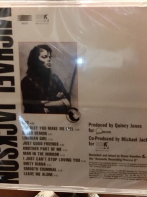 Michael Jackson Bad CD original sealed, pop
