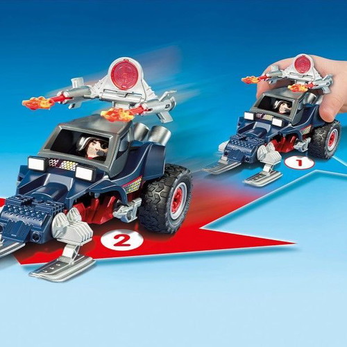 Playmobil 9058 Ice Pirate with Blue Snow Vehicle and Figure new