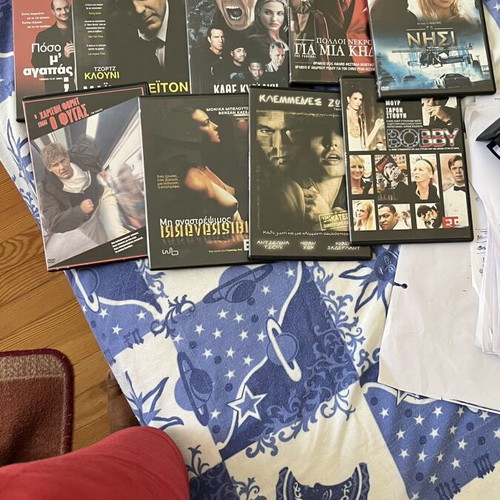 DVD movies used, pack of nine with subtitles