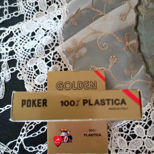 Plastic playing cards new, set of two
