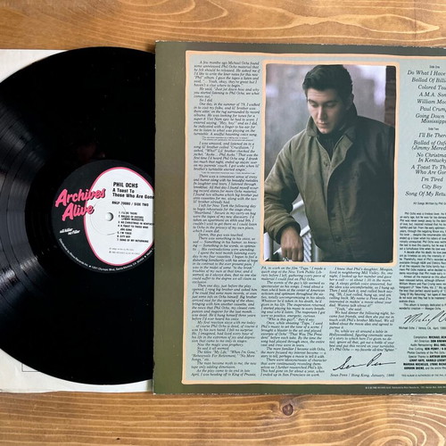 Phil Ochs A Toast To Those Who Are Gone vinyl record used, folk