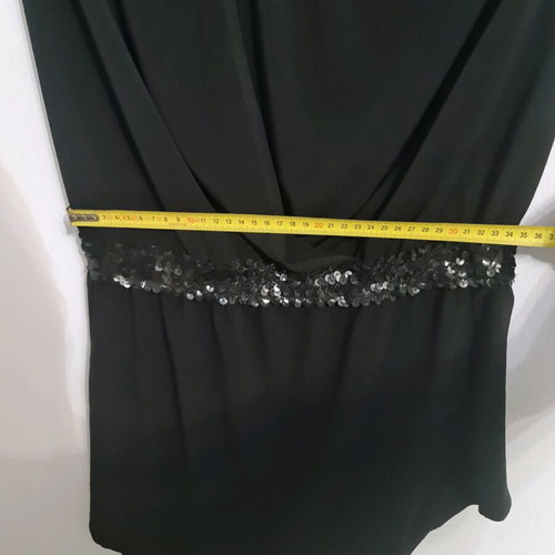 Dolce Domenica black strapless mini dress Small like new with sequins