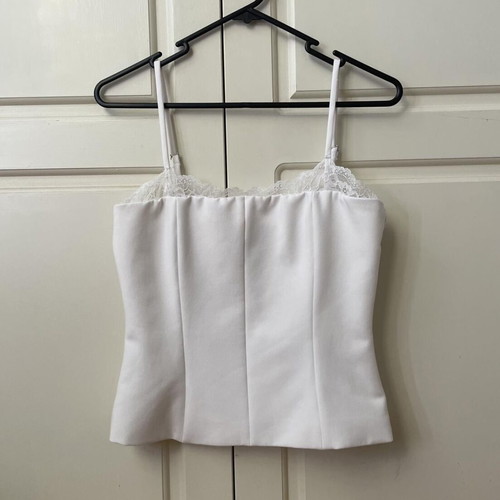 Zara corset like new, white, size S