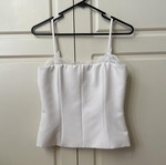 Zara corset like new, white, size S