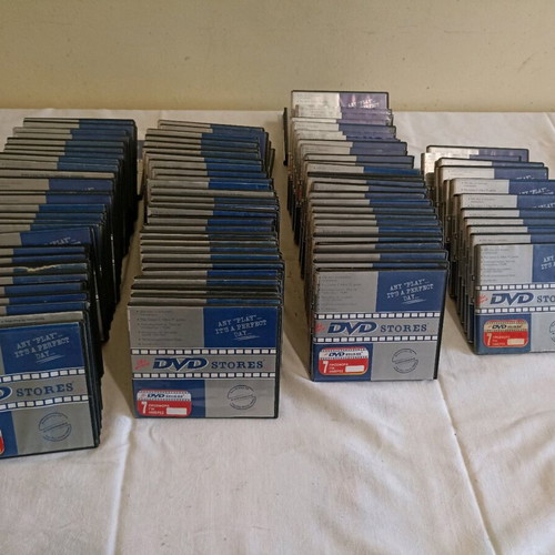 DVD collection used, 120 pieces from store closure