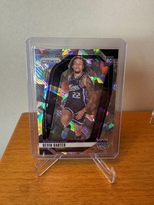 Κάρτα Devin Carter 2024-25 Panini Prizm Basketball RC Cracked Ice σαν καινούργιο