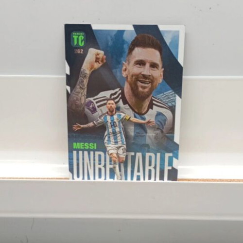 Lionel Messi Unbeatable 2023 collectible card like new