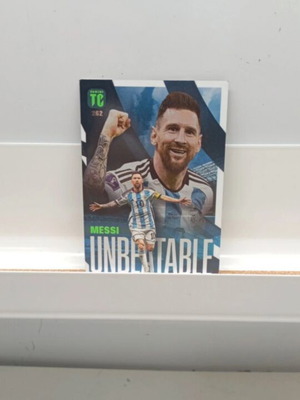 Lionel Messi Unbeatable 2023 collectible card like new