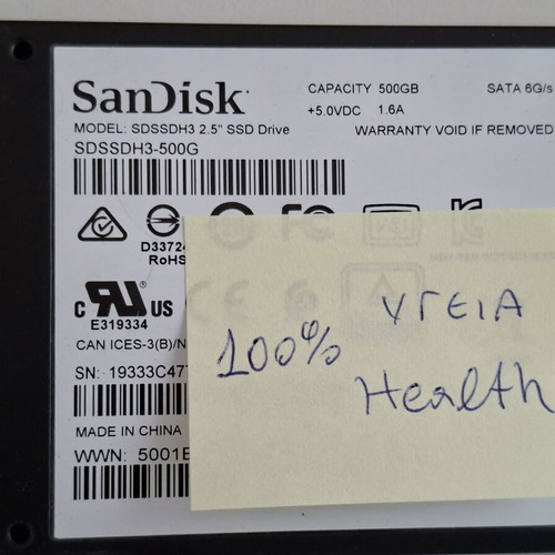 SanDisk Ultra 3D SSD 500GB like new