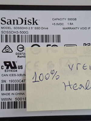 SanDisk Ultra 3D SSD 500GB like new