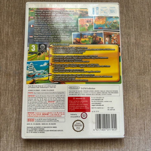 Mini Golf Resort Nintendo Wii PAL used, complete