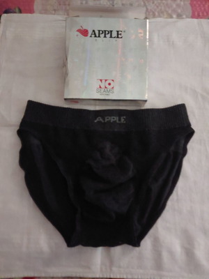 Αντρικό σλιπ Apple χωρίς ραφές μέγεθος Μ χρώμα ανθρακί καινούργιο