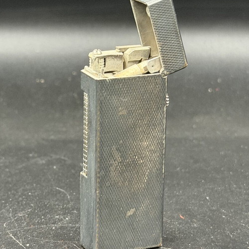 Dunhil silver lighter used, needs service, not working