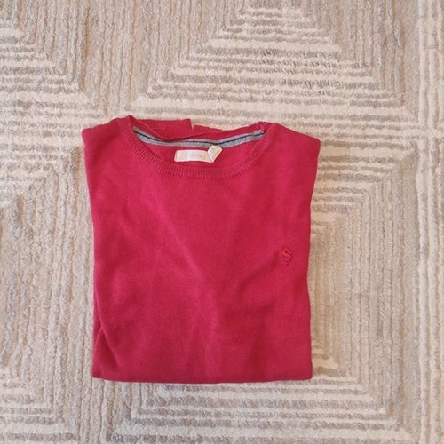 Sfera knitted blouse size 9-10, like new, red