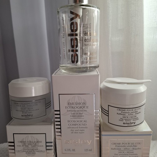 Sisley Paris Άδεια βάζα καλλυντικών σαν καινούργιο με κουτιά και σπάτουλα