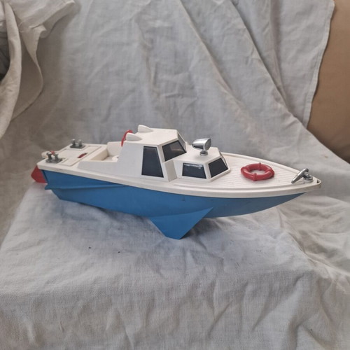 Retro Soviet Toy Boat Chaika USSR 1970s used for restoration