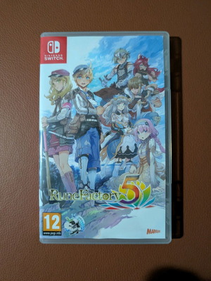 Rune Factory 5 Nintendo Switch like new, swollen packaging