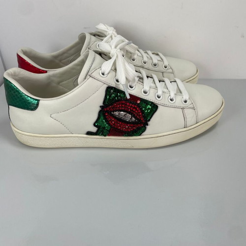 Gucci Ace leather sneakers very good condition, size 39-39.5, white