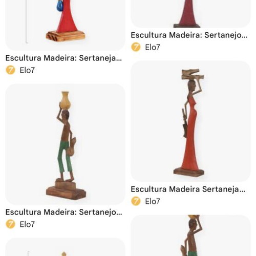 Wooden sculpture from Madeira new, height 35 cm