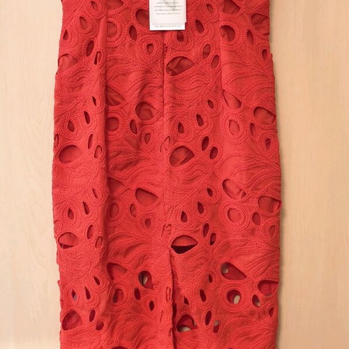Mallory The Label Amara dress red new, size S