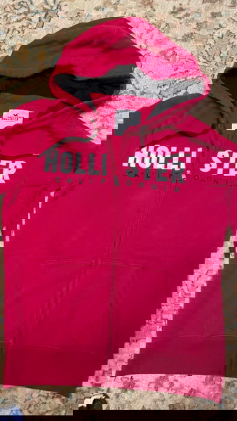 Unisex Ζακέτα φούτερ με κουκούλα Hollister