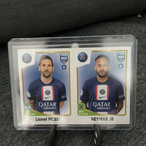 Messi and Neymar PSG sticker 2023