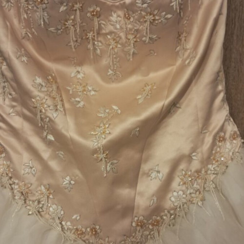 Wedding dress beige, like new