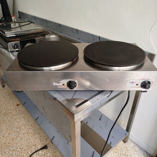 Krampouz double electric crepe maker like new 35cm