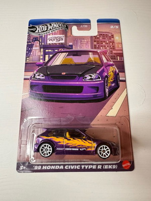 Hot Wheels ‘99 Honda Civic Type R (EK9) Silver Series new